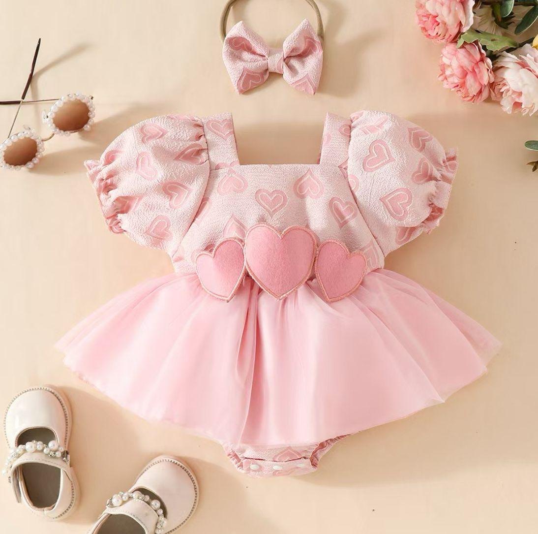 Vestidos rosados corazones - OUTLET Ultimas tallas (foto 3)
