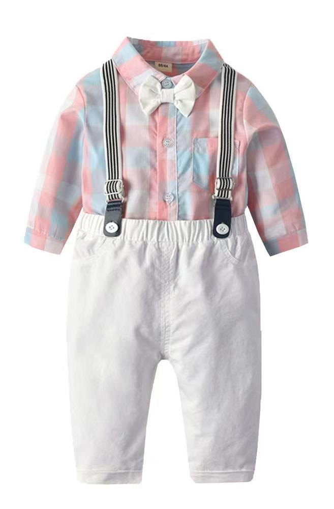 Conjunto pantalón blanco tirantes - OUTLET Ultimas tallas (foto 3)