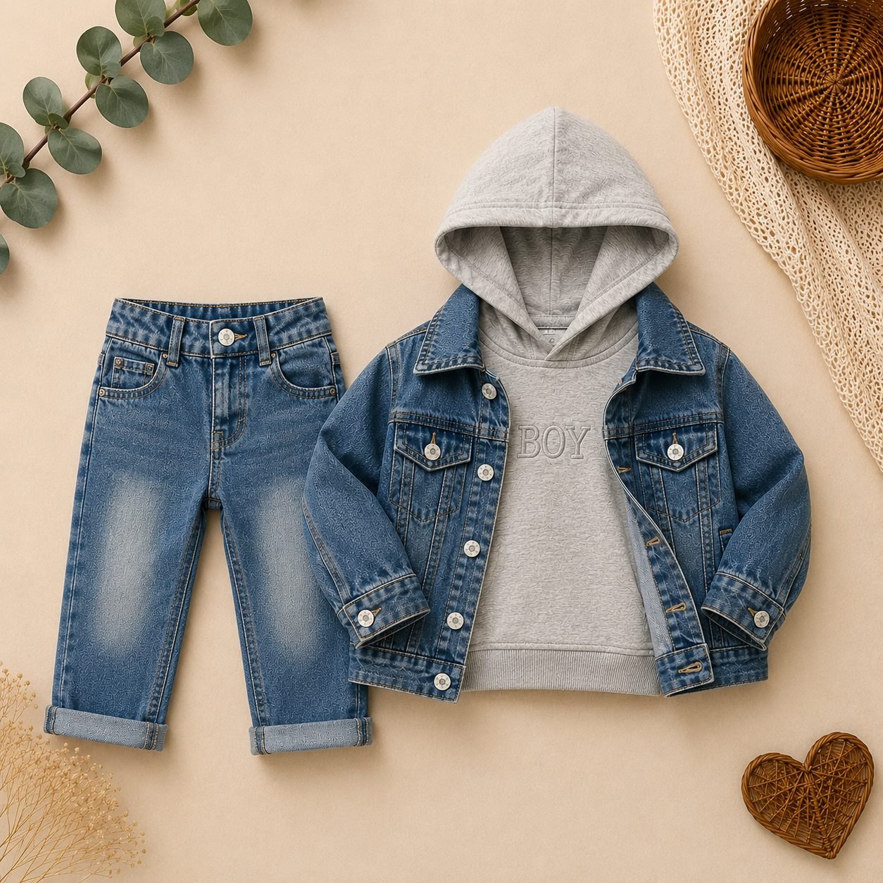 Conjunto pantalón, chaqueta, buso gris - Conjuntos Set x3 (foto 3)