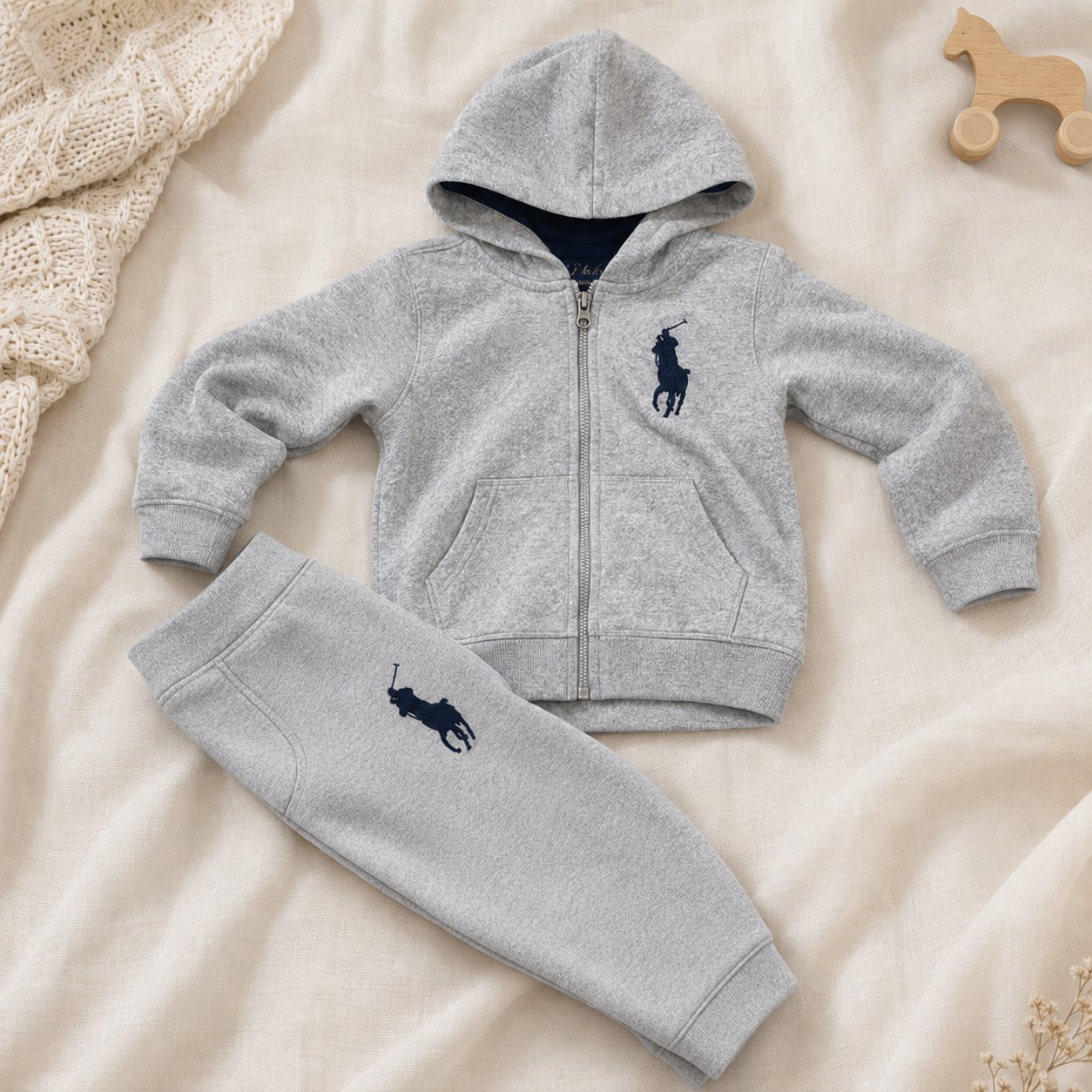 Sudadera polo gris - Sudaderas (foto 2)